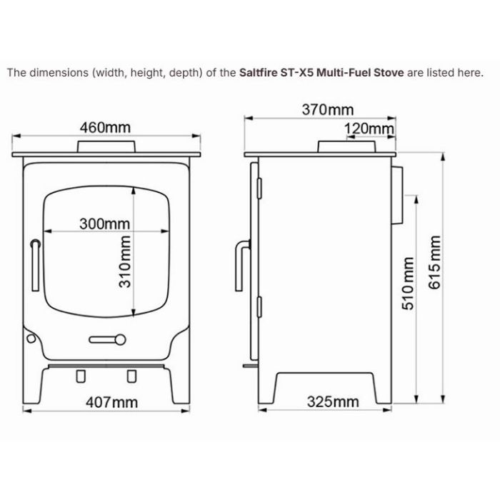 Saltfire ST-X5 Stove