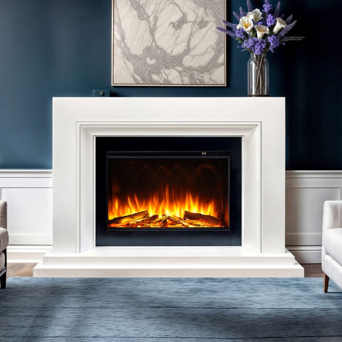 Celsi DLX Navarro 750 Electric Fireplace Suite