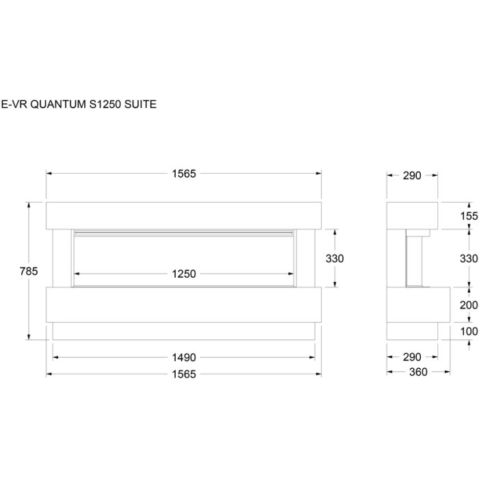 Celsi Electriflame VR Quantum S1250 Illumia Suite