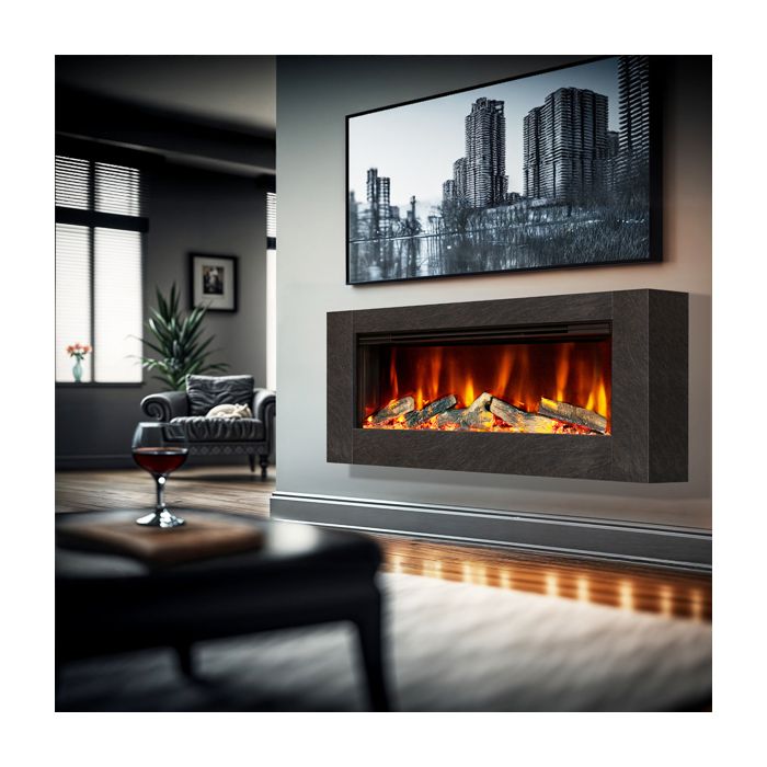 Celsi Electriflame VR Rosetta S1000 Wall Hung Electric Fireplace Suite