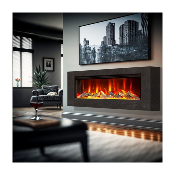Celsi Electriflame VR Rosetta S1250 Wall Hung Electric Fireplace Suite