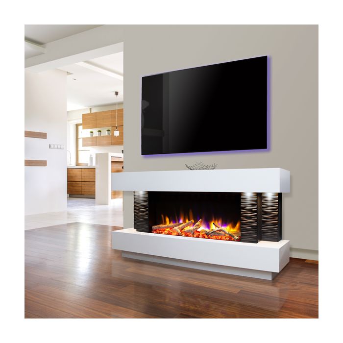 Celsi Ultiflame VR Toronto 800 Illumia Electric Fireplace Suite