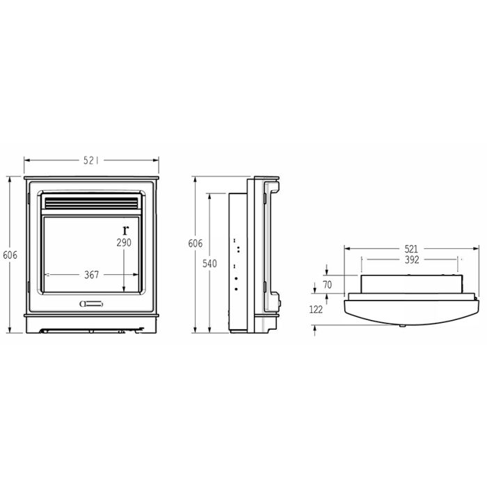 Celsi Ultiflame Ultra SL Adonis Electric Fire
