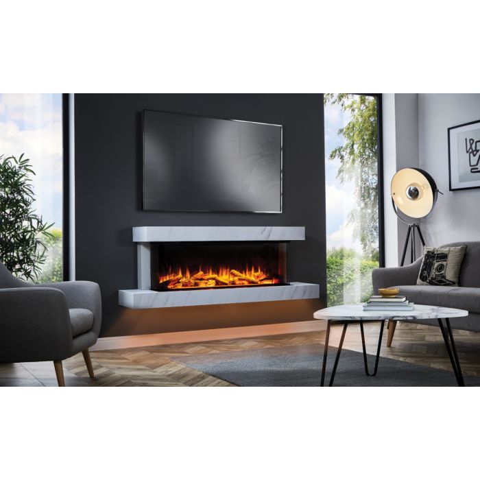 Katell Cento Deep Italia Wall Mounted Electric Fireplace
