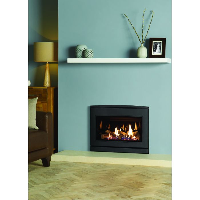Yeoman CL 670 Natural Gas Inset Fire, Conventional Flue with Programmable Thermostatic Remote Control