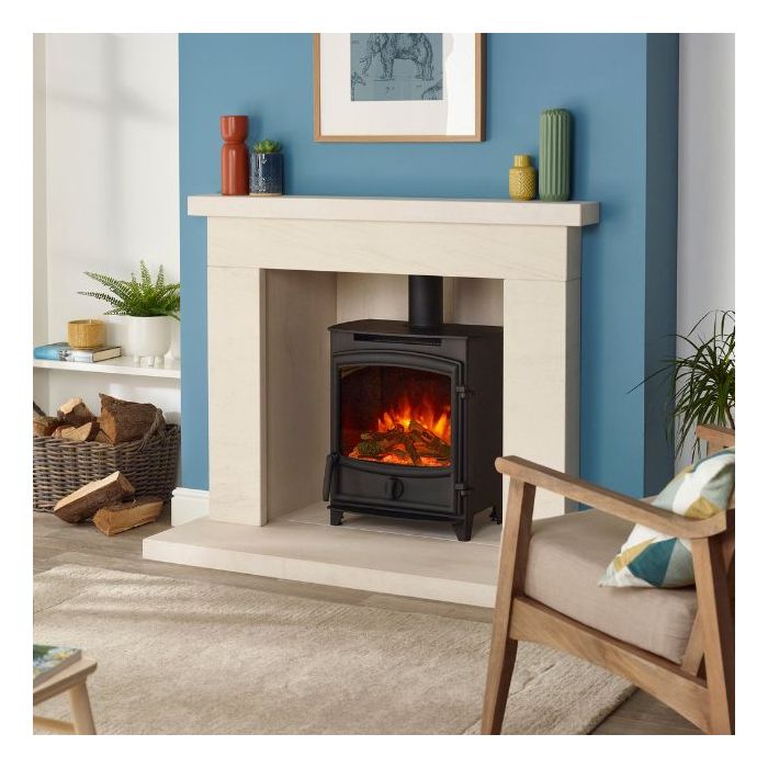A-0663 Electric Stove with Curved Door