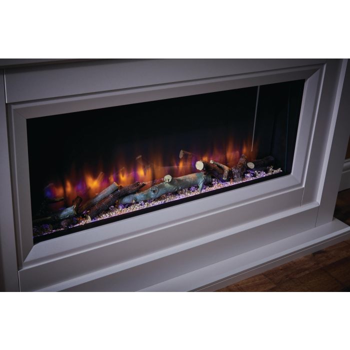 Katell Delfina 57" Electric Fireplace Suite
