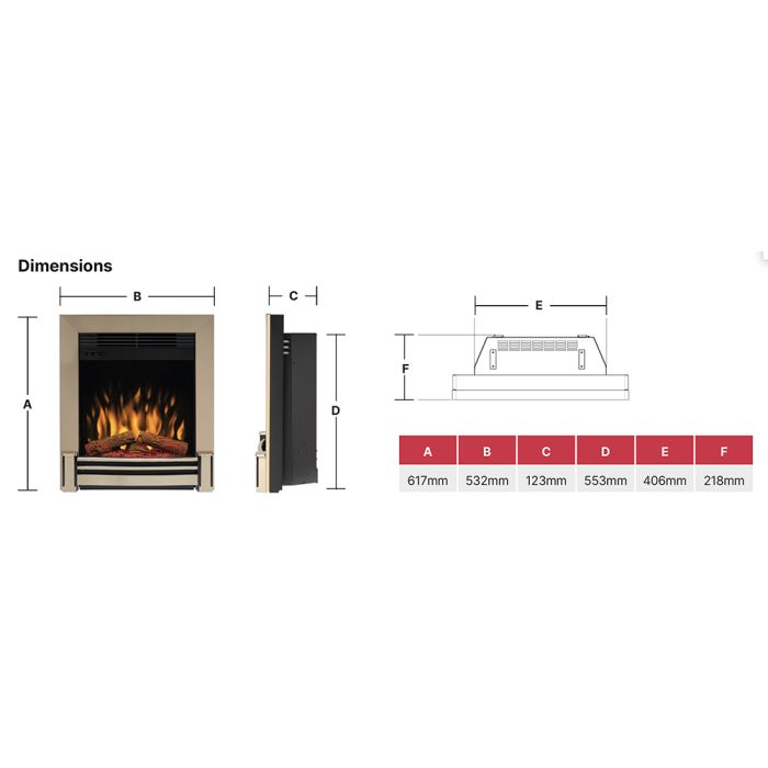 Dimplex Elva Electric Fire
