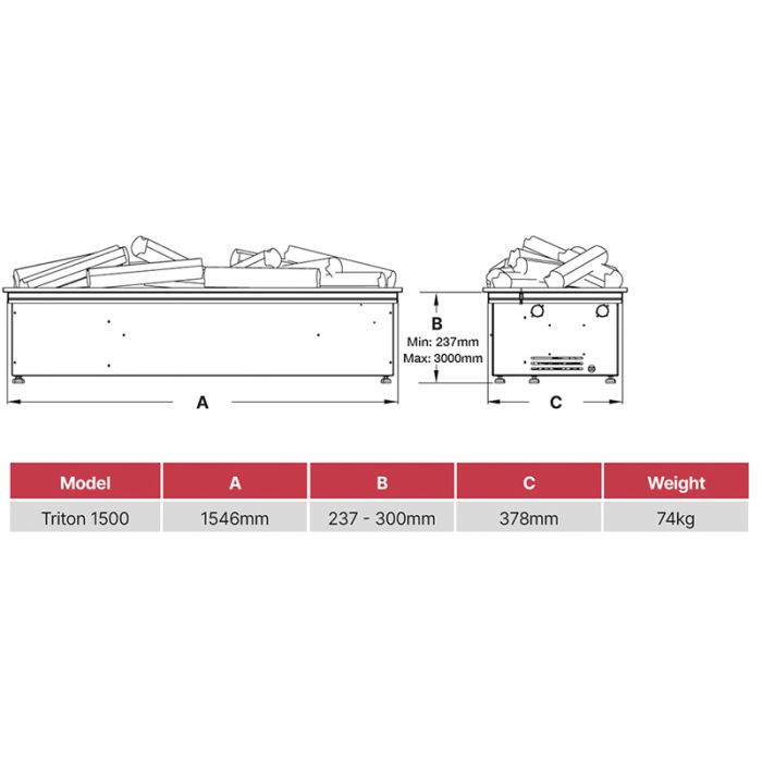 Dimplex Cassette 1500 Triton