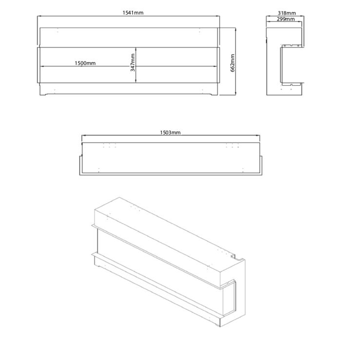 Dimplex Vivente Plus 150 Electric Fire