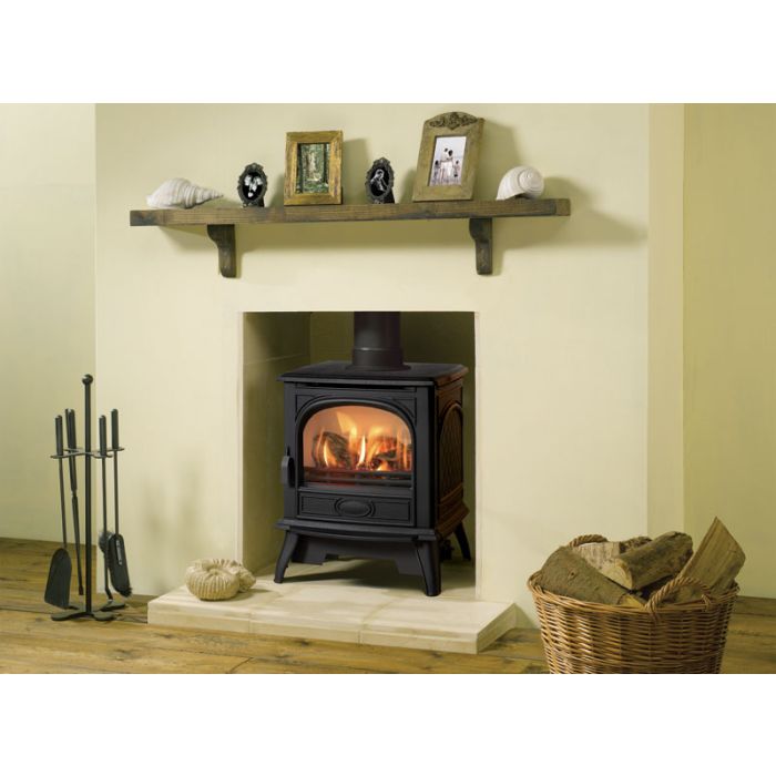 Dovre 280 Conventional Flue Gas Stove - Matte Black