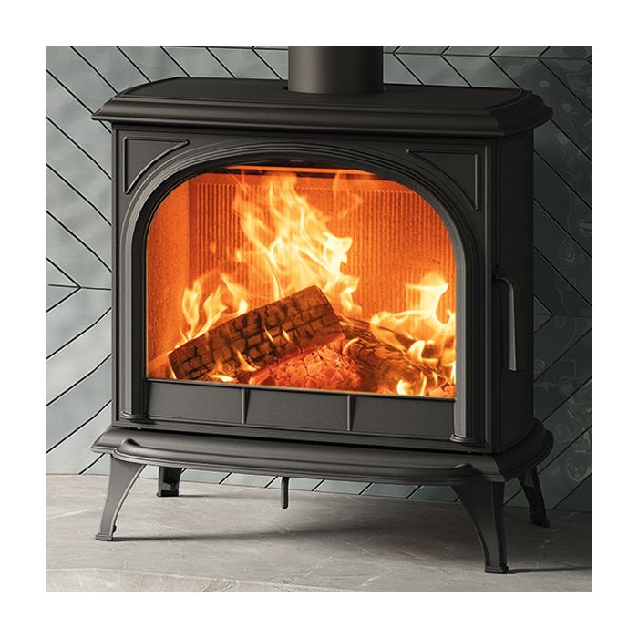 Stovax Huntingdon 40 Eco Wood Burning Stove with Clear Door