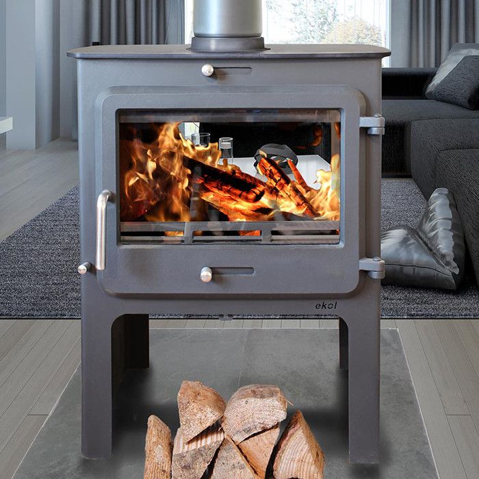 Ekol Clarity Double Sided Multi-Fuel / Wood Burning Stove