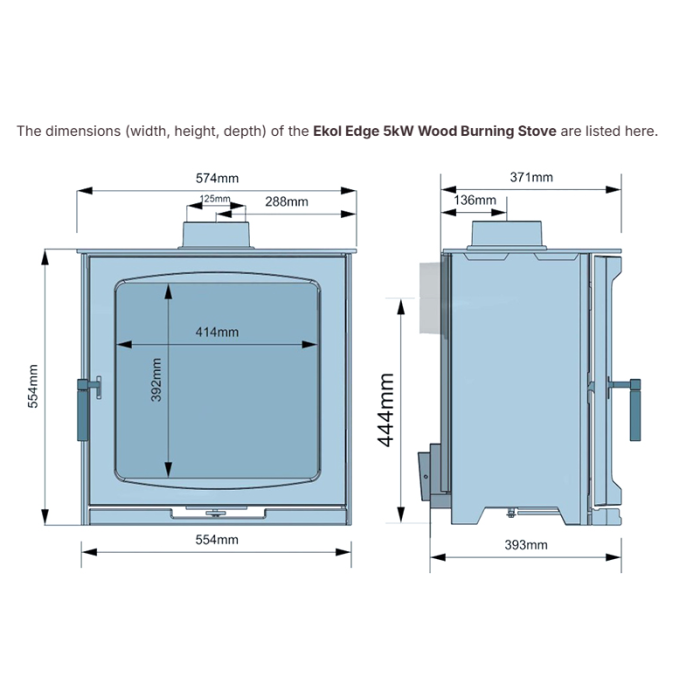 Ekol Edge Wood Burning Stove