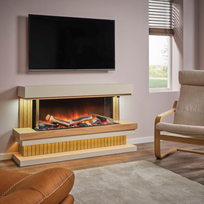 Flamerite E-FX Elara 1000 Electric Fireplace Suite