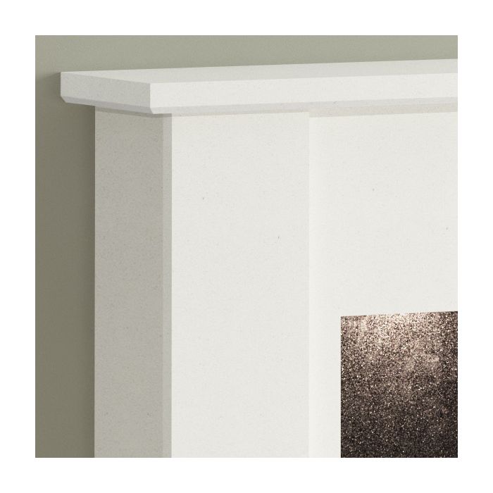 FLARE Collection by Be Modern Elda Marble Fireplace