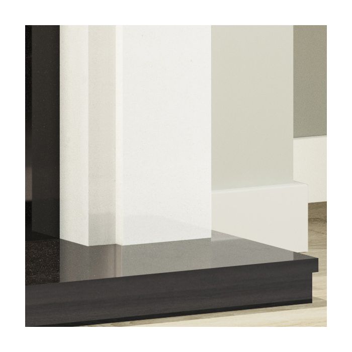FLARE Collection by Be Modern Elda Marble Fireplace