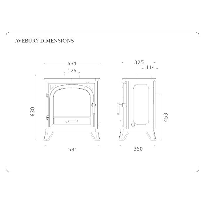 Penman Avebury Gas Stove