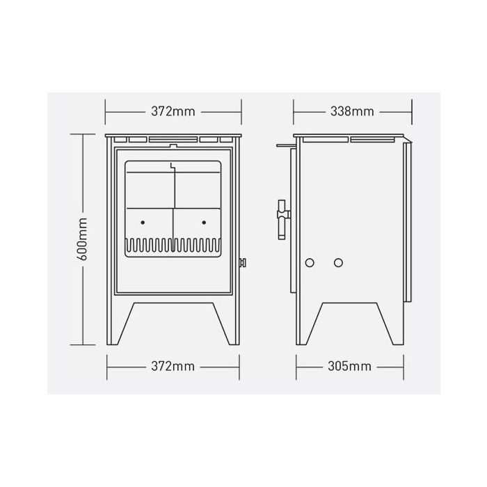 ESSE 550SE MULTIFUEL / WOOD BURNING STOVE