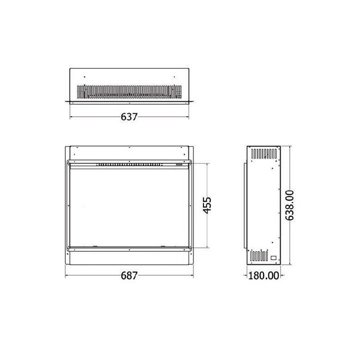 Evonic E600 Electric Fire