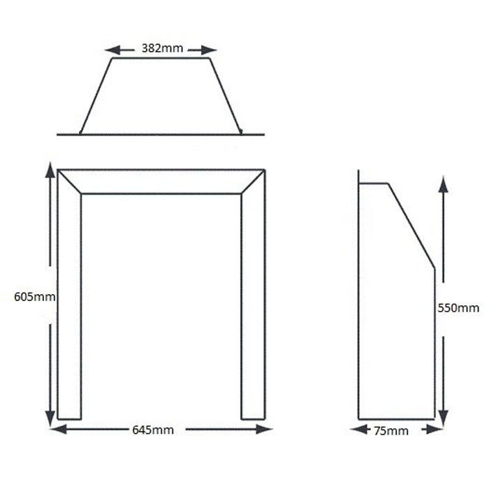 Evonic Kepler 22 Electric Inset Fire