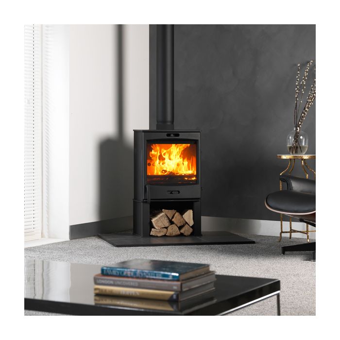 Fireline FQ5W 5kW Wide Multifuel Stove with Modern door