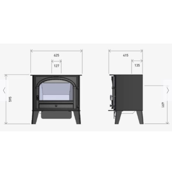 Parkray Consort 7G Conventional Flue Gas Stove