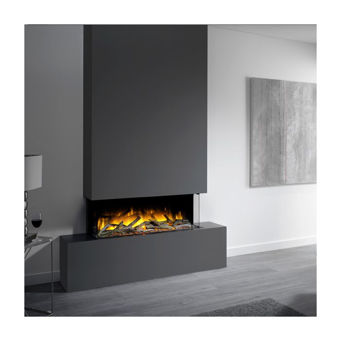 Flamerite Radia 1000 1-2-3 Sided Electric Fire
