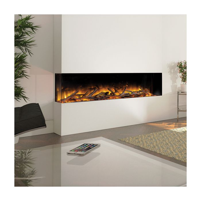 Flamerite Radia 1500 1-2-3 Sided Electric Fire