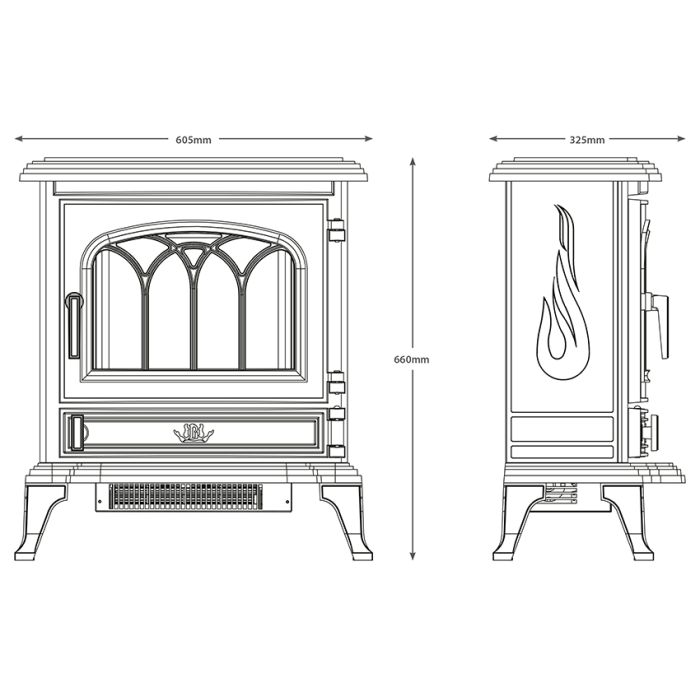 FLARE Canterbury Electric stove