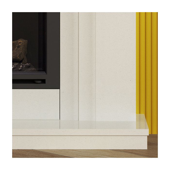 FLARE Collection by Be Modern Greenwood 900 Marble Gas Fireplace Suite