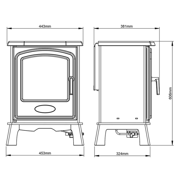 FLARE Hereford 5 Gas Stove
