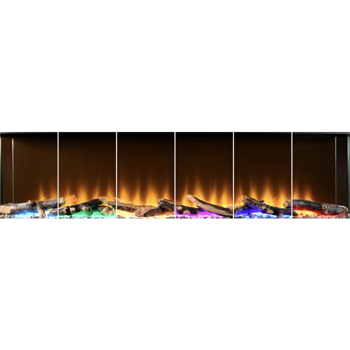 FLARE Collection by Be Modern Invision 1250 1-2-3 Sided Electric Fire