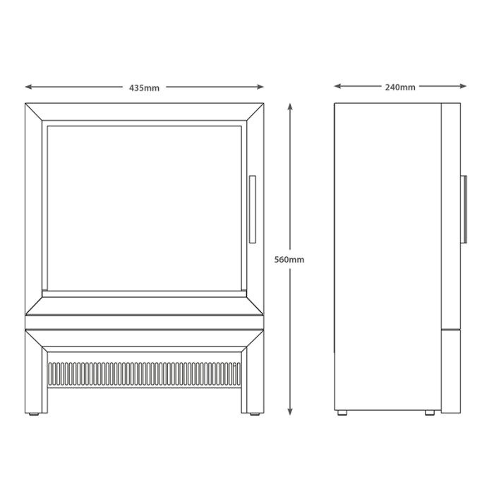 FLARE by Be Modern Qube Electric Stove
