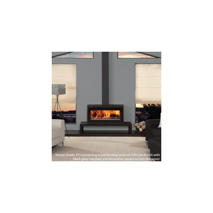 Stovax Studio 2 Freestanding Wood Burning Fire