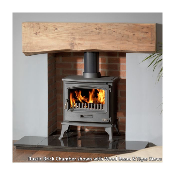 Gallery Rustic Brick Fireplace Chamber Panels