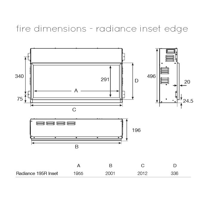 Gazco Radiance 195r Electric Fire