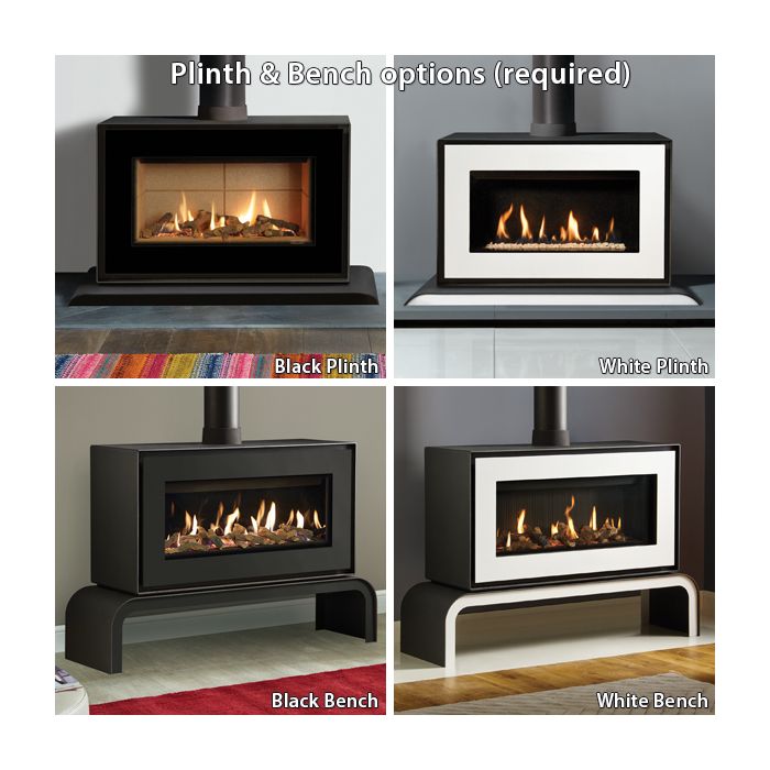 Gazco Studio 1 Freestanding Balanced Flue Gas Fire