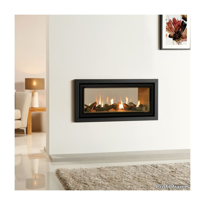 Gazco Studio 2 Duplex Double Sided Balanced Flue Gas Fire