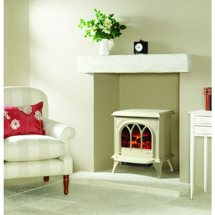 Gazco Huntingdon 30 Electric Stove with Tracery Door