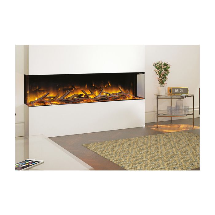 Flamerite Glazer 1500 1-2-3 Sided Electric Fire