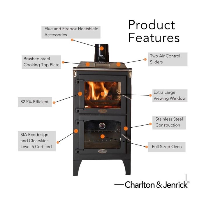 Go Eco BakeChef Wood Burning Cooking Stove