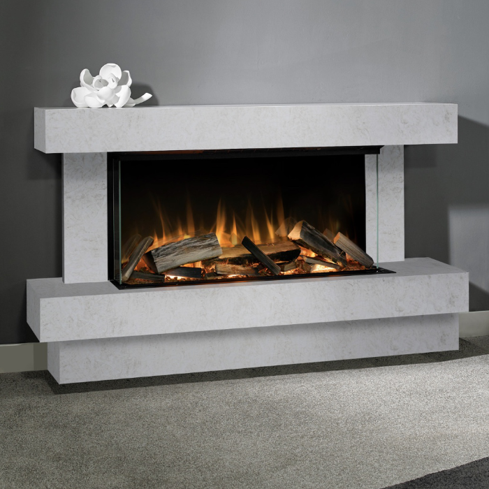 Evonic e-lectra Heathcote Electric Fireplace Suite