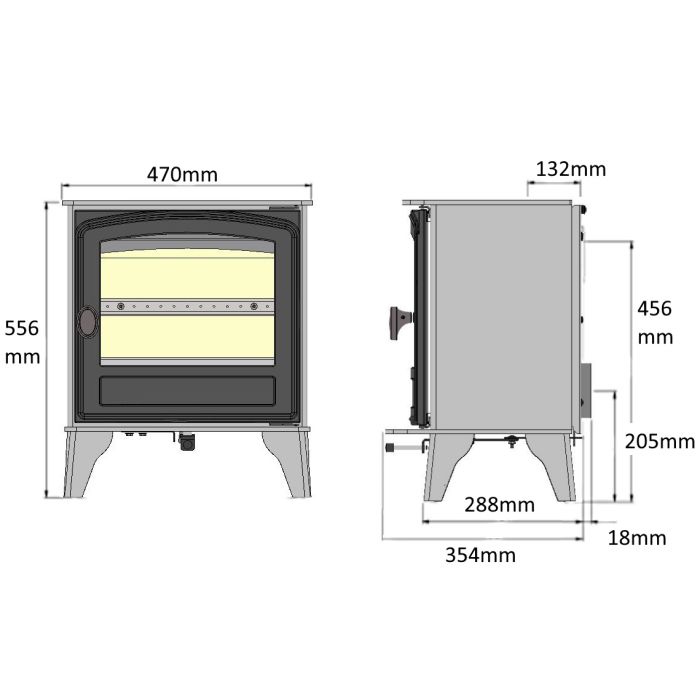 Hunter Herald 4 Wood Burning Eco Stove