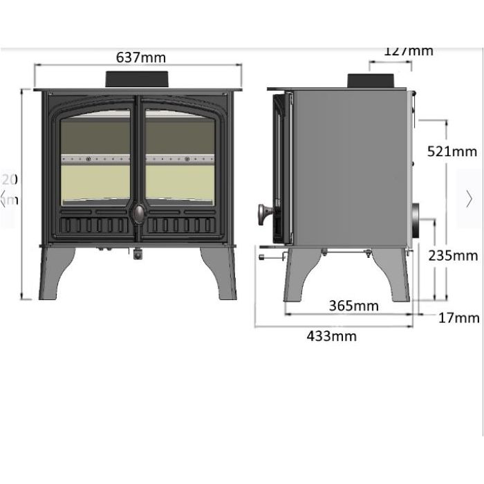 Hunter Herald 8 Wood Burning Eco Stove