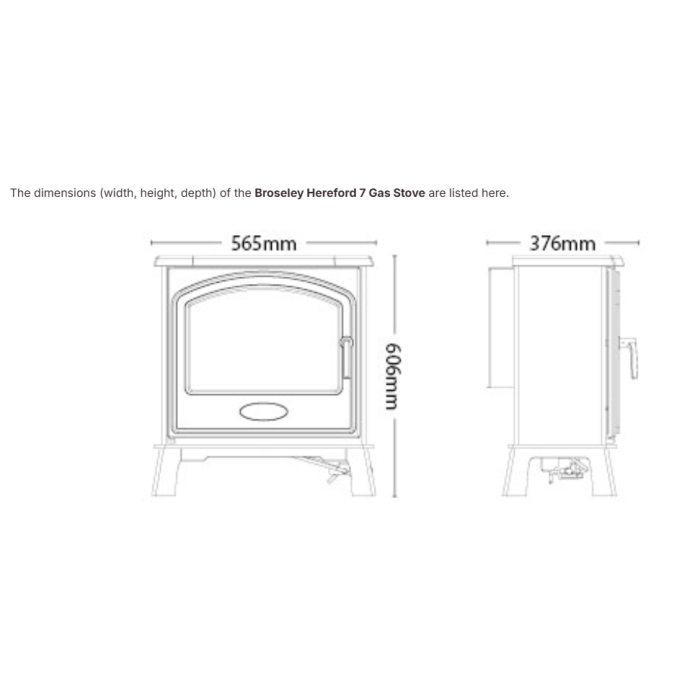 FLARE Hereford 7 Gas Stove