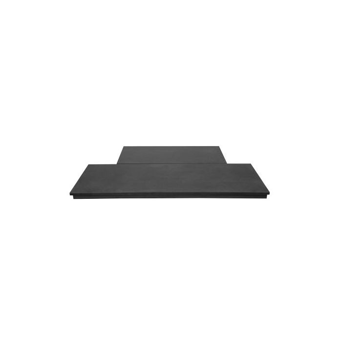 Caterham Honed Granite Hearth Set