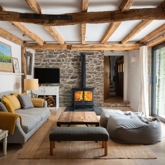 Hunter Herald 14 Wood Burning Eco Stove, Double Door