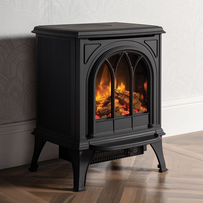 Gazco Huntingdon 20 Electric Stove with Tracery Door