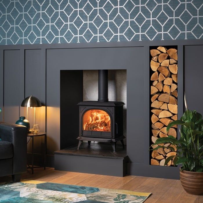 Stovax Huntingdon 30 Clear Door Woodburner